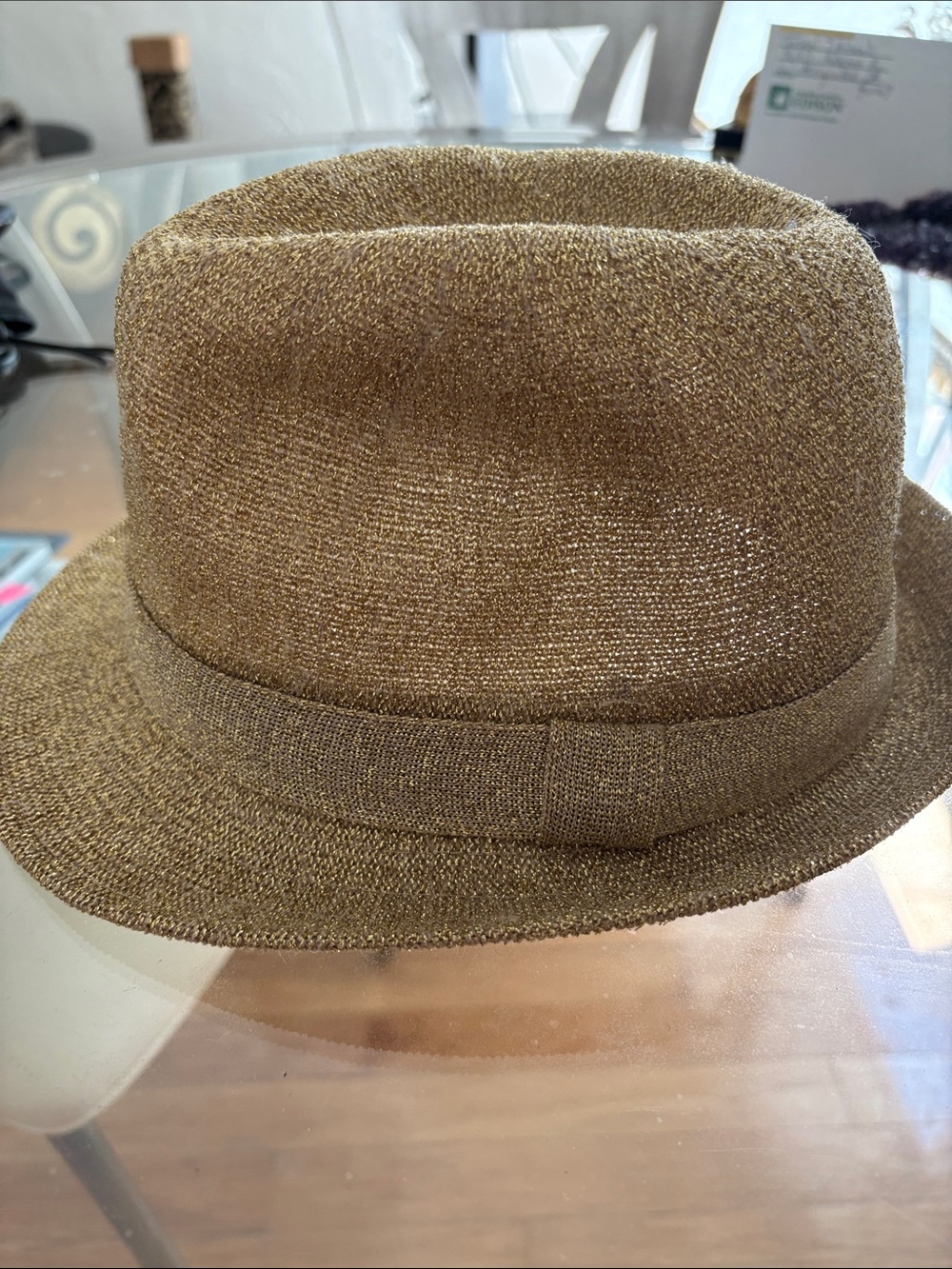 Brown Women's Fedora Hat - Lightweight Summer Sun Hat